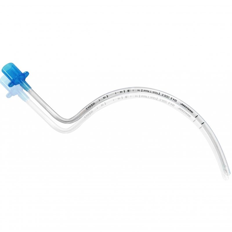 PVC ENDOTRACHEAL TUBE NASAL CURVED UNCUFF, STERILE 
